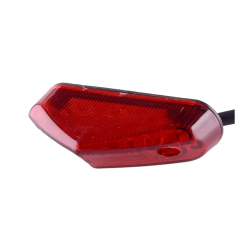 Feu arrière moto 12V à 12 LED puissantes avec double mode stop et course - 4