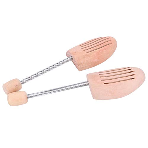Prático antideformação de madeira 2 peças modelador de sapato protetor de árvore suporte de sapato p