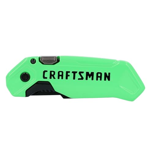 CRAFTSMAN High-Visibility Folding Utility Knife with 1 Blade (CMHT10352) - image 8