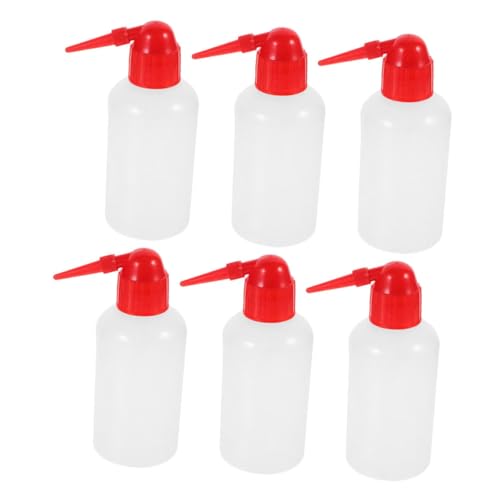 SOLUSTRE 6pcs Plastic Squeeze Bottle with Measurement Scale Versatile Safety Wash Bottles for Lab Household and Industrial Cleaning Tasks