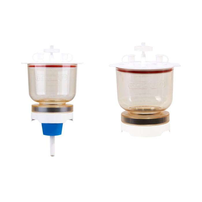 Rocker Scientific MF3A Laboratory Magnetic Filter Funnel (Short Stem) with Lid Kit, PES, 300mL, 47mm (200310-01)