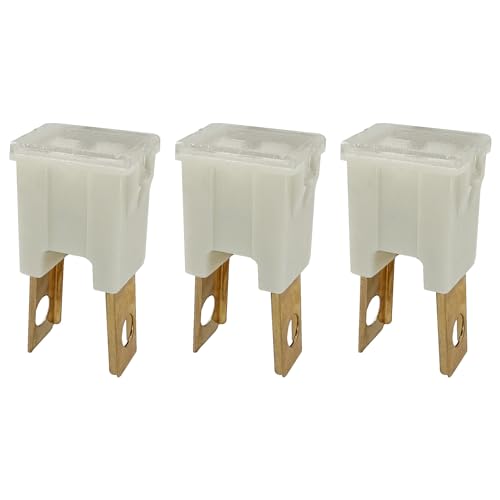 A.A Straight Male Terminal 120 Amp Fuse Replacement for PAL Auto Link, FLM Fuse Cartridge - Automotive Car Truck Audio RV (120A, 3 Pack)