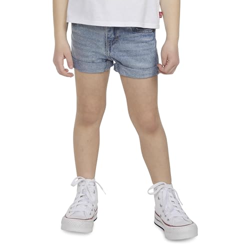 levi39s girls girlfriend fit denim shorty shorts