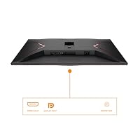 AOC 27G2ZN3/BK 27 Zoll FHD Gaming Monitor, 280Hz, Fast VA Panel, 1ms GtG, HDR10, FreeSync Premium, Höhenverstellung,(1920x1080 HDMI 2X 2.0 DP 1x 1.4) Schwarz/Rot – Ansicht 3
