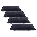 J Bryant Fitness Weight Pack Sandbag for Weighted Vest / Ankle Weights Filled Special Iron Sand Total 4 Pounds Black Pack of 4 for Increase the Load Weight