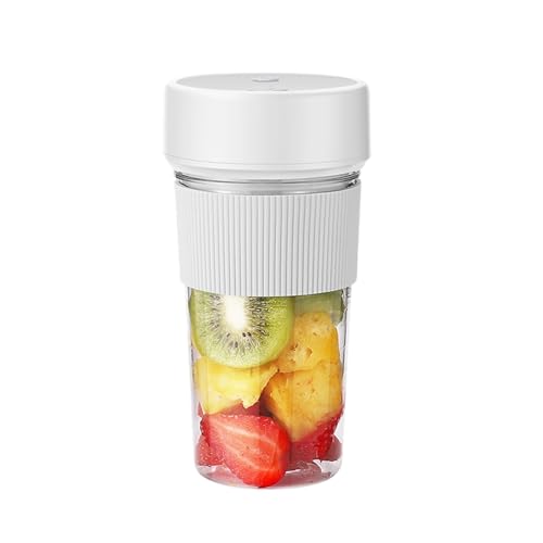 AMSLSIU Mixeur-extracteur de jus portable, machine à jus de fruits électrique, mini blender à smoothies rechargeable par USB et sans fil. Savourez les...