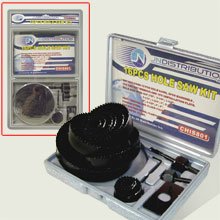 Scie cloche kit 12 scies Pit Bull CHIS801 pour encastrer vos spots