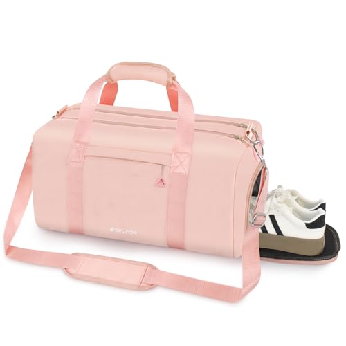 BELICOO Sporttasche Damen, 35 L Faltbare Reisetasche mit Schuhfach &...