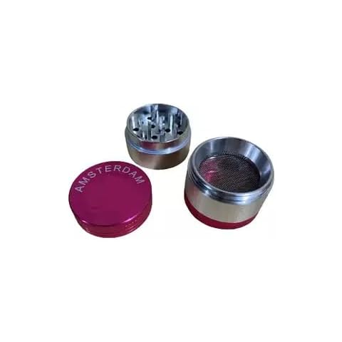 Portable 4-Part Metal Herb Grinder Cover