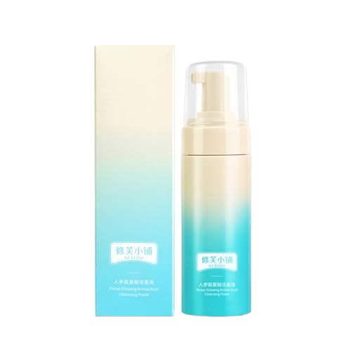 Ginseng Amino Acid Cleansing Foam, Alcohol Free, Fragrance Free, All Skin Types, Oil Control | 5.1 fl. oz. (150ml) Facial Skincare Comfort Cleanser