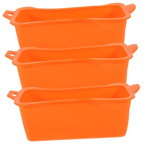 Unomor Grease Cup Liners Set of 3 Silicone Grease Catcher Drip Pan Liners for Outdoor Cooking