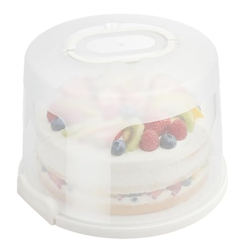 CaitongX Kühle Kuchenbox Isolierte Kuchen Transportbox für runde Kuchen