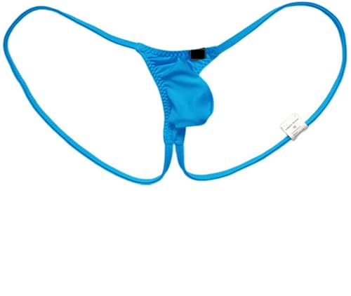 Mens Bulge Pouch G-String Thong Underwear Jock Strap Nylon Low Waist Spaghetti Strap Thongs