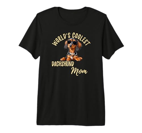 El Perro Salchicha más Guay del Mundo, mamá, Divertido, Weiner Dog, Doxie Granddog Camiseta Premium
