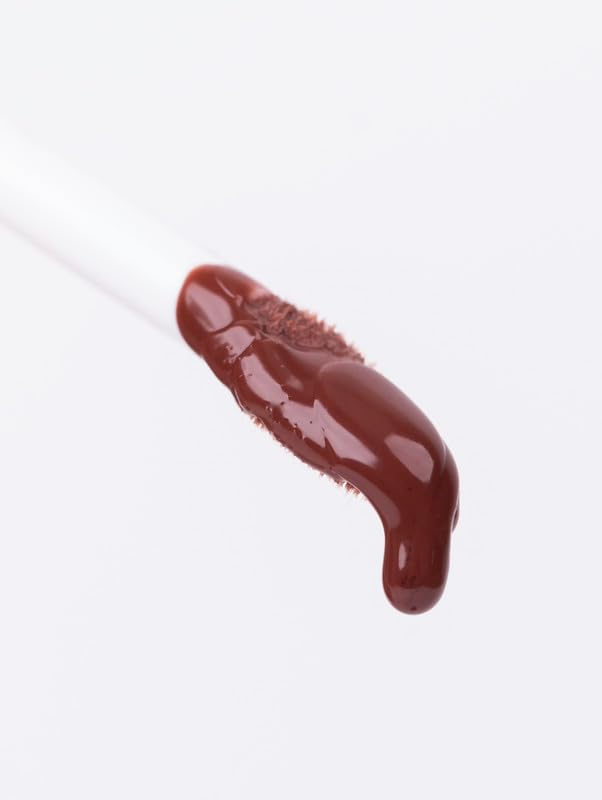 Image of La Nin Skinny Dip Peptide Infused Lip Oil Spicy Latte | Warm Brown for Women | Nourishing Peptide Lip Oil | Smooth Glossy Non Sticky Finish | 6 ml