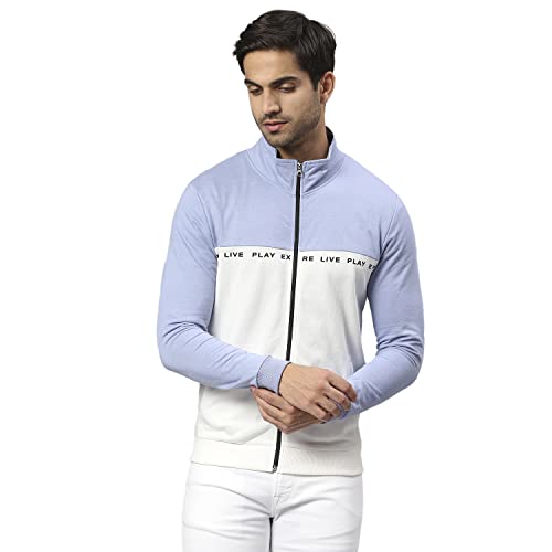Image of HIGH Star Men's Fleece Colorblock Hooded Sweatshirt