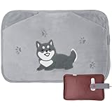 湯たんぽ 充電式 ゆたんぽ BeeTool【大きめサイズ&PSE認証済み】37x25x5cm エコ 湯タンポ ポケットデザイン 4~15H長時間保温 省エネ ぬくぬく保温カバー付 防爆充電器 過熱防止機能 繰り返し使用可 暖房器具 蓄熱式湯たんぽ 防寒 車中泊 キャンプ 冷房対策 誕生日 クリスマス プレゼント 祝い 贈り物 (グレー-Lサイズ)