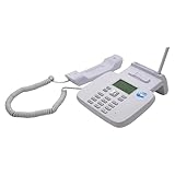 SIMPLETEK - Telefono fisso da tavolo con slot SIM LTE/3G/4G per uso domestico · senza batteria · alimentatore incluso (Ricondizionato)