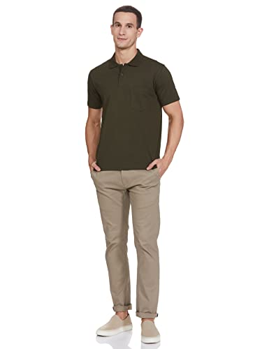 Image of Monte Carlo Mens S.Blue Plain Collar T-Shirt |22203401-167