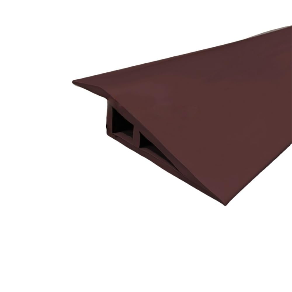 Loacea Carpet Transition Strip 1pc PVC Self Adhesive Floor Transition Strip, 1M/39.37Inch Carpet Edging Doorway Edge Trim Sealing(Deep coffee)