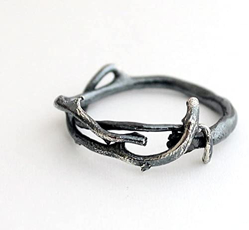 COSUMOSU Crown of Thorns Christian ring 925 Sterling Silver Rings3