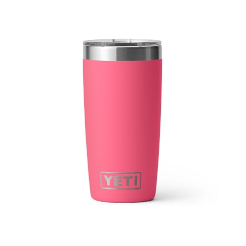 Image of YETI Rambler 10 oz Tumbler, Stainless Steel, Vacuum Insulated with MagSlider Lid, Tropical Pink