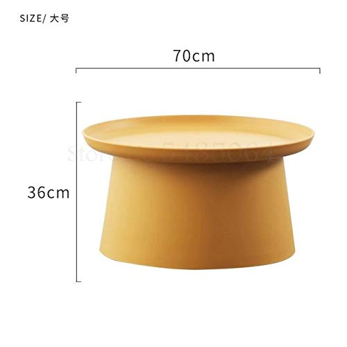 AntiGnor Nordic Style Simple Round Coffee Table Modern Small Apartment