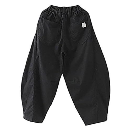 Boys Casual Pants Summer Lightweight Outdoor Trousers Elastic Waist Comfortable Clothing for Ages 4-12 Daily2