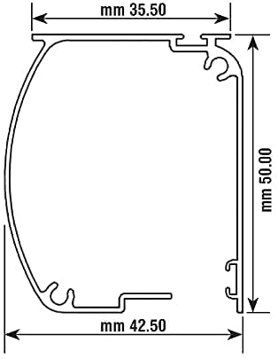 Zanzariera a rullo in alluminio per porte/balconi con profilo riducibile/regolabile avvolgimento orizzontale (120x250cm, Marrone)