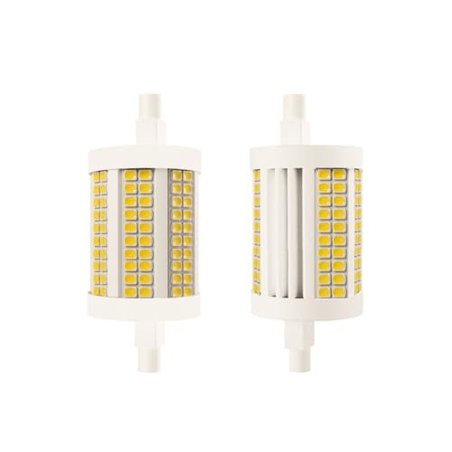 Image of Yosenmi 78mm R7S LED 20W, 200W T3 Halogen Equivalent, 2400 Lumen, Dimmable J Type Linear Double Ended Flood Light, 120V, 4000K Natural White, 2-Pack
