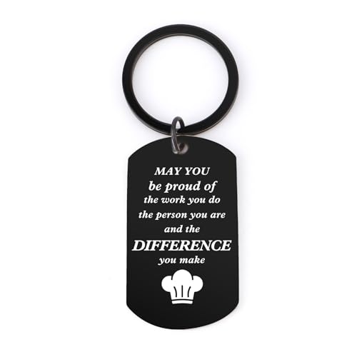 JIOMULIG Chef Gifts Keychain for Cooks Culinary Gift for Cooker