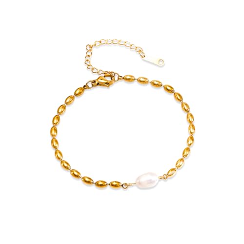 Image of Rubans Demi Fine Stainless Steel Bracelet Waterproof Gift for Women & Girls