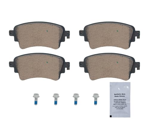 Image of HUSCH D1898 Rear Ceramic Brake Pads Kit Fit For Audi A4 2017-2020, For A4 allroad 2017-2022, For A4 Quattro 2017-2020, For A5 Quattro 2018-2021, For A5 Sportback 2018-2021, For A6 allroad 2020