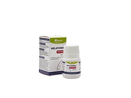 Melatonina Retard Pura 1,95 mg - 60 Microtabletas | Relafit - Laboratorios MS | Suministro para 2 meses | Efecto Liberación Prolongada | Ayuda con el insomnio o trastornos del sueño | Vegano Cover