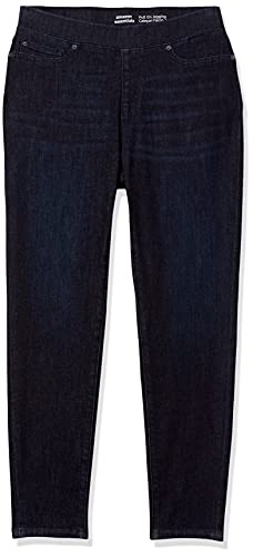Image of Amazon Essentials Women's Skinny Fit Mid-Rise Stretch Pull-On Jegging with Pockets - Discontinued Colors