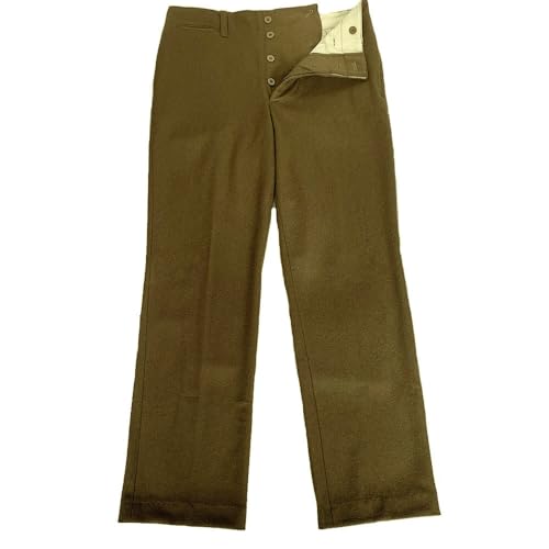パンツ US ARMY M-1937 WOOL TROUSERS 1940s W31 Original, WWII US Army M-37 Trousers (Medium)