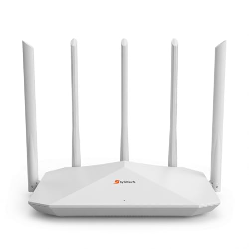Image of Syrotech SY-AX1800 WiFi 6 Dual Band Gigabit Router | AX1800 High-Speed Wireless Router | 1501 Mbps | 4 Gigabit Ports | MU-MIMO | OFDMA | WPA3