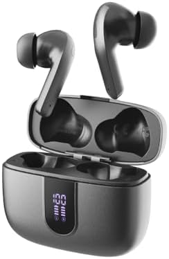 Fone de Ouvido Sem Fio Bluetooth, 40 Horas de Reprodução com Disp...