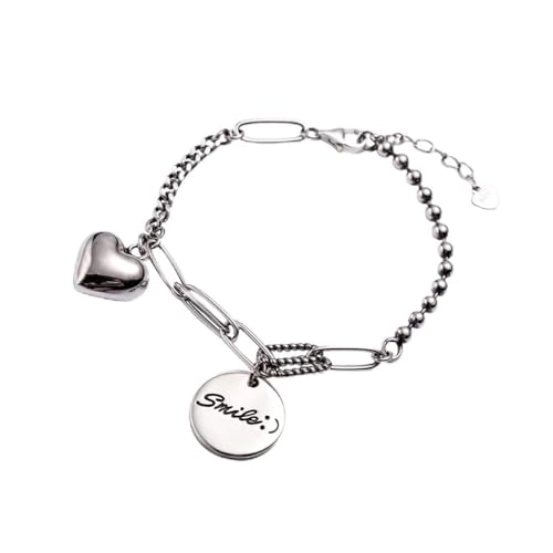 Brazalete de encanto letra QYYZTHX para lucir un estilo único en fiestas de mujeres
