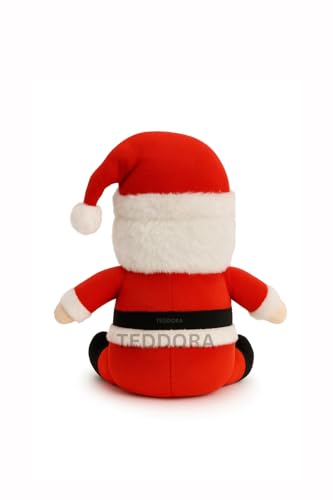 Image of Santa Clauss Soft Toy for Girls Boys Kids, Christmas Plush Stuffed Baby Teddy Gift Birthday, 40 cm