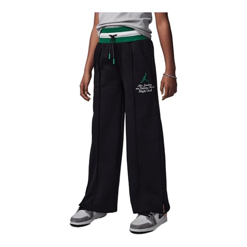 Jordan Court of Legends Big Kids' Open Hem Pants (45D704-023, Black)