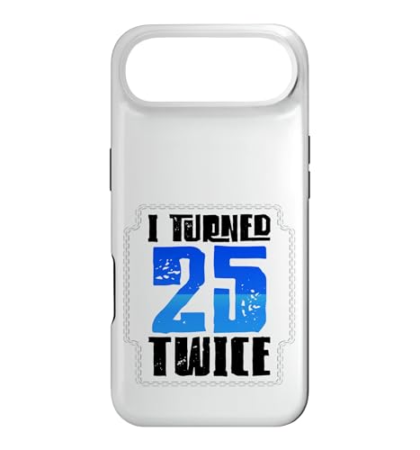 50�΂̒a���� ���[���A I Turned 25 Twice Birthday �X�}�z�P�[�X iPhone Air �p