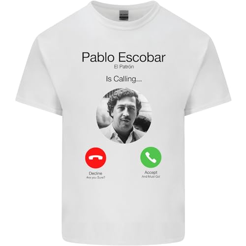 3TEES Pablo Escobar El Patron is Calling T-shirt da uomo