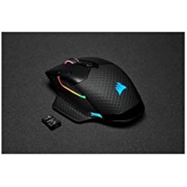 Corsair DARK CORE RGB PRO беспроводная игровая мышь FPS MOBA с технологией SLIPSTREAM черная подсветка RGB LED 18000 DPI оптическая