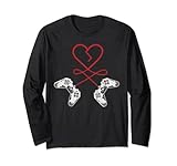 Photo Gallery video gamer game controller divertente san valentino amante regalo maglia a manica Photo Gallery video gamer game controller divertente san valentino amante regalo maglia a manica