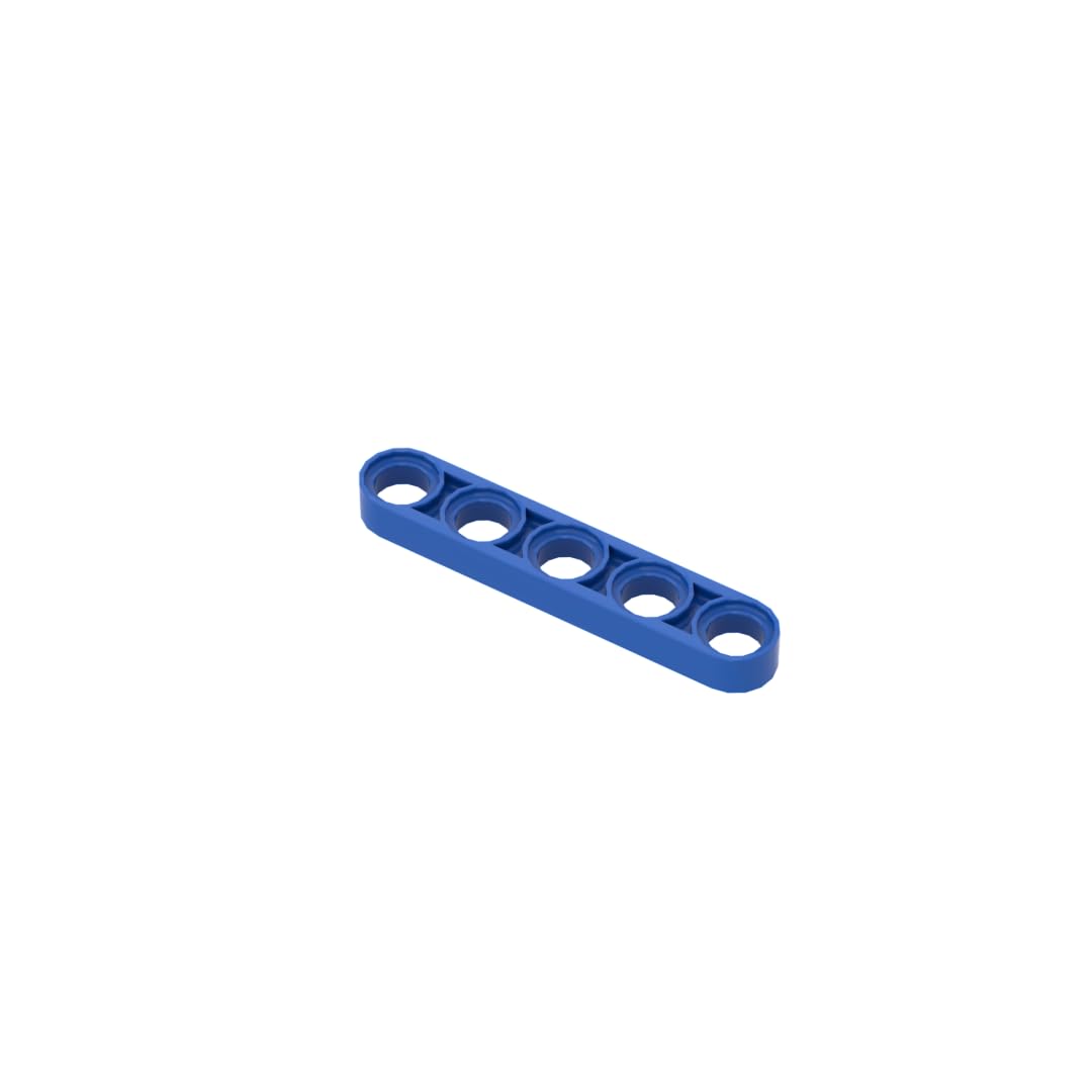 XYEIUGO GDS-693 32017 Hole Arm Plate Technic Beam 1x5 Thin, Blue, 50 PCS — image 1