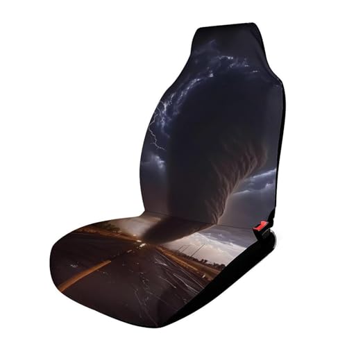 Tornado Car Seat Covers Universal Car Front Seats Protector Auto Interior Accessories 1PCS