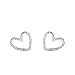 Produktbild Bella & Flores - 925er Sterling Silber Herzohrringe