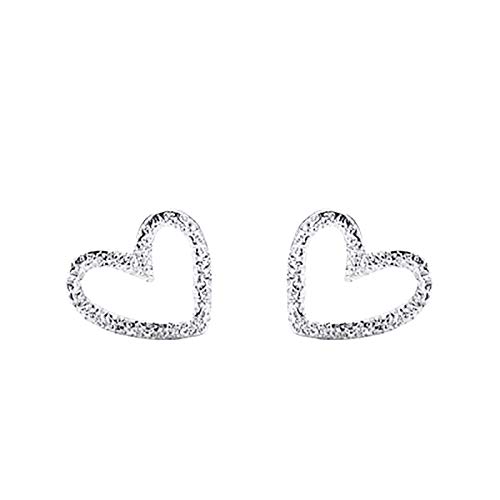 Preisvergleich Produktbild Bella & Flores - 925er Sterling Silber Herzohrringe