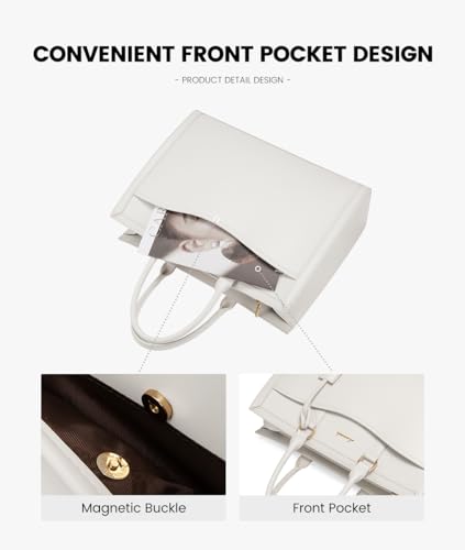 Image of LOVEVOOK Laptop Tote Bag for Women, Office Work Bag Briefcase fit for Laptop, Large Capacity Teacher Bag Handbag
